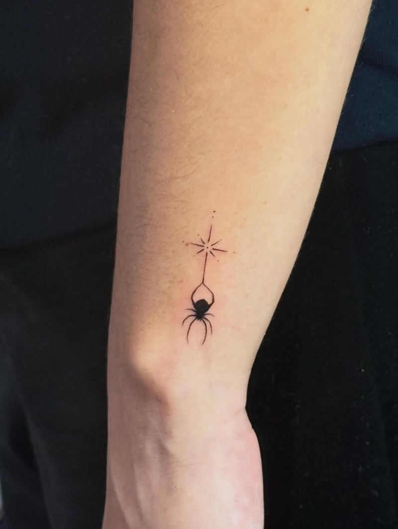 Detailbild eines Tattoos