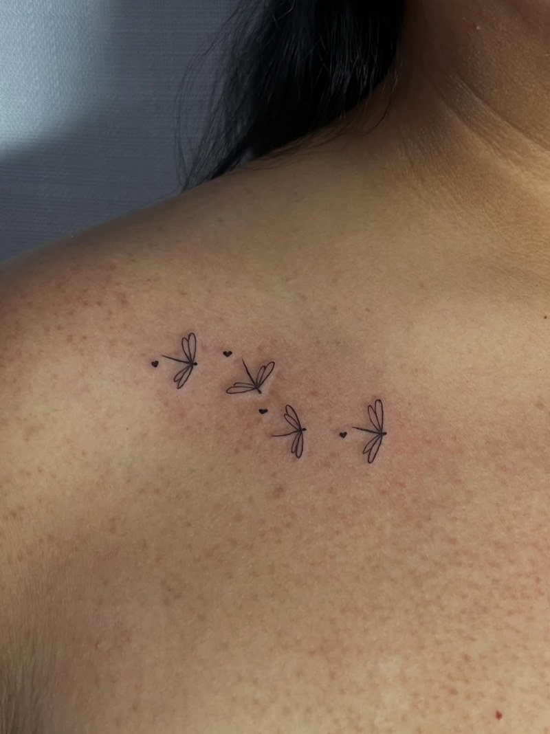 Detailbild eines Tattoos