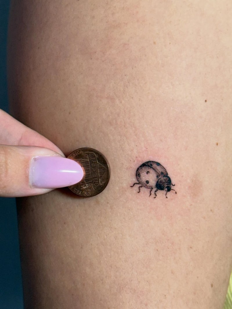 Detailbild eines Tattoos